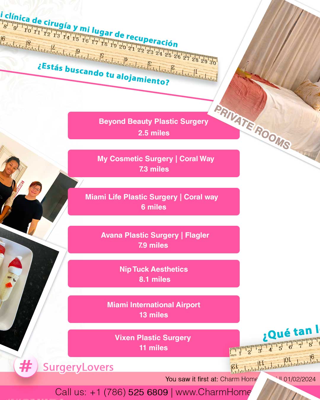 ¿Estás planeando tu viaje a miami para cirugía estetica bbl? verifica las distancias entre tu clinica y tu casa de recuperación en miami