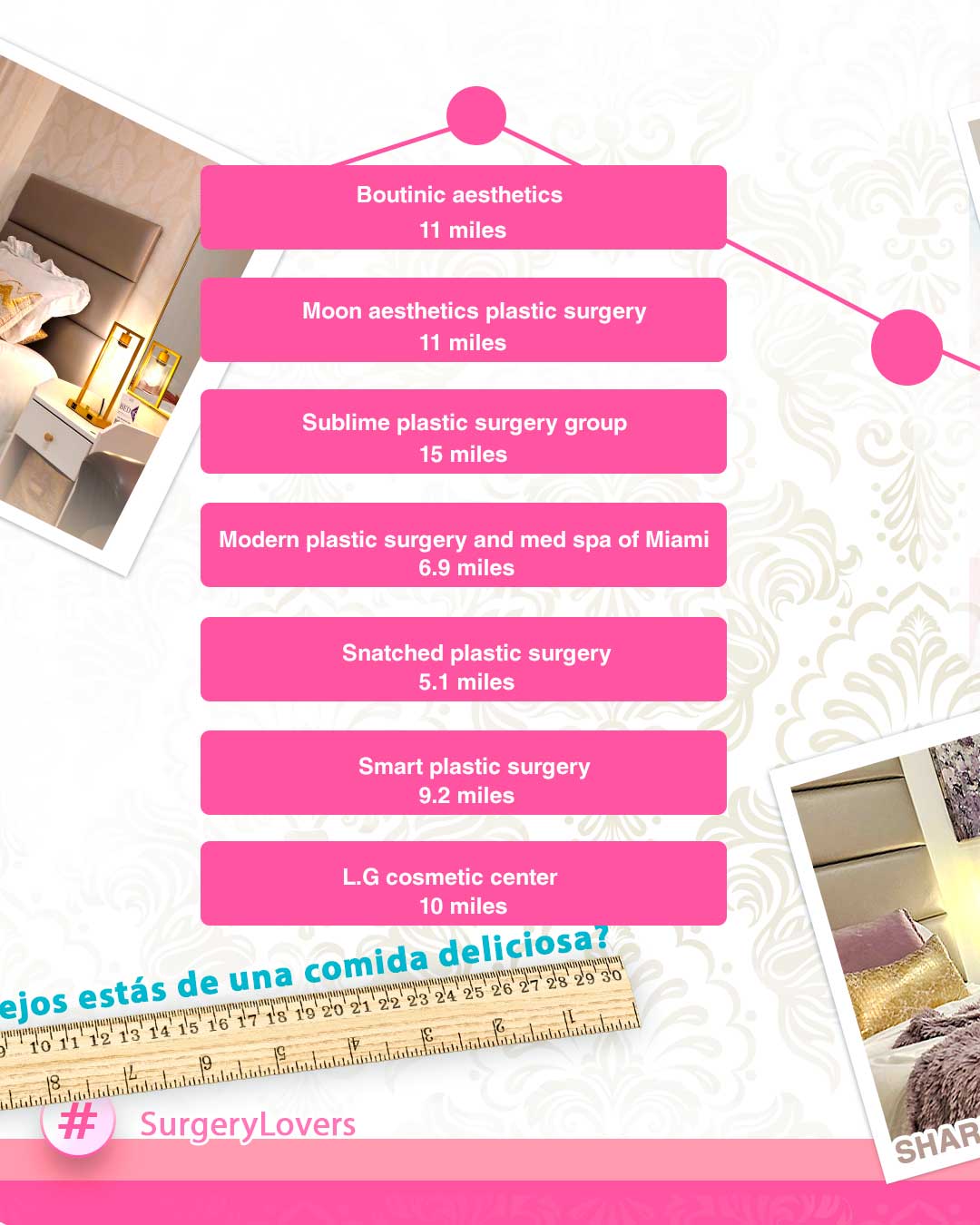 ¿Estás planeando tu viaje a miami para cirugía estetica bbl? verifica las distancias entre tu clinica y tu casa de recuperación en miami