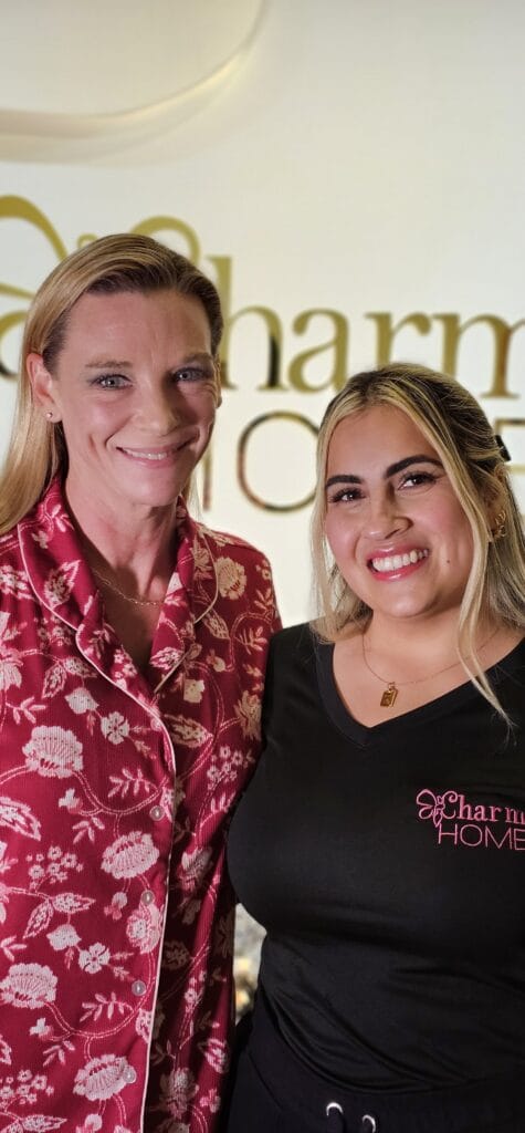 Nuestra hermosa cliente en charm home miami @ Enjoing the charm experience